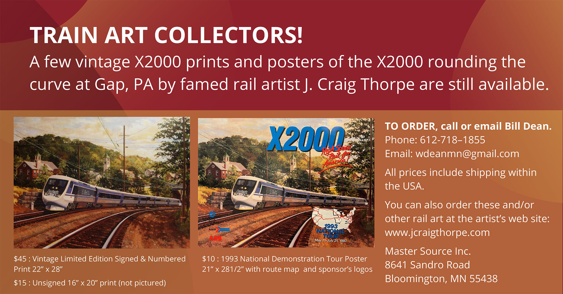 Railroad Art The Landscapes Of J Craig Thorpe